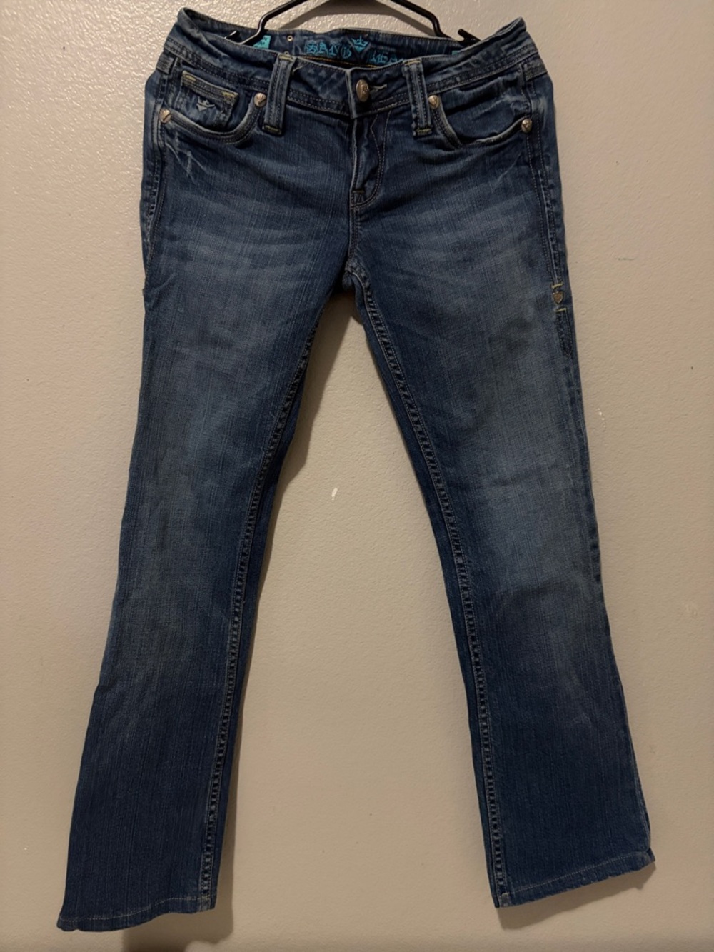 Vintage Sang Real Women’s Dark Blue Straight-Leg Jeans